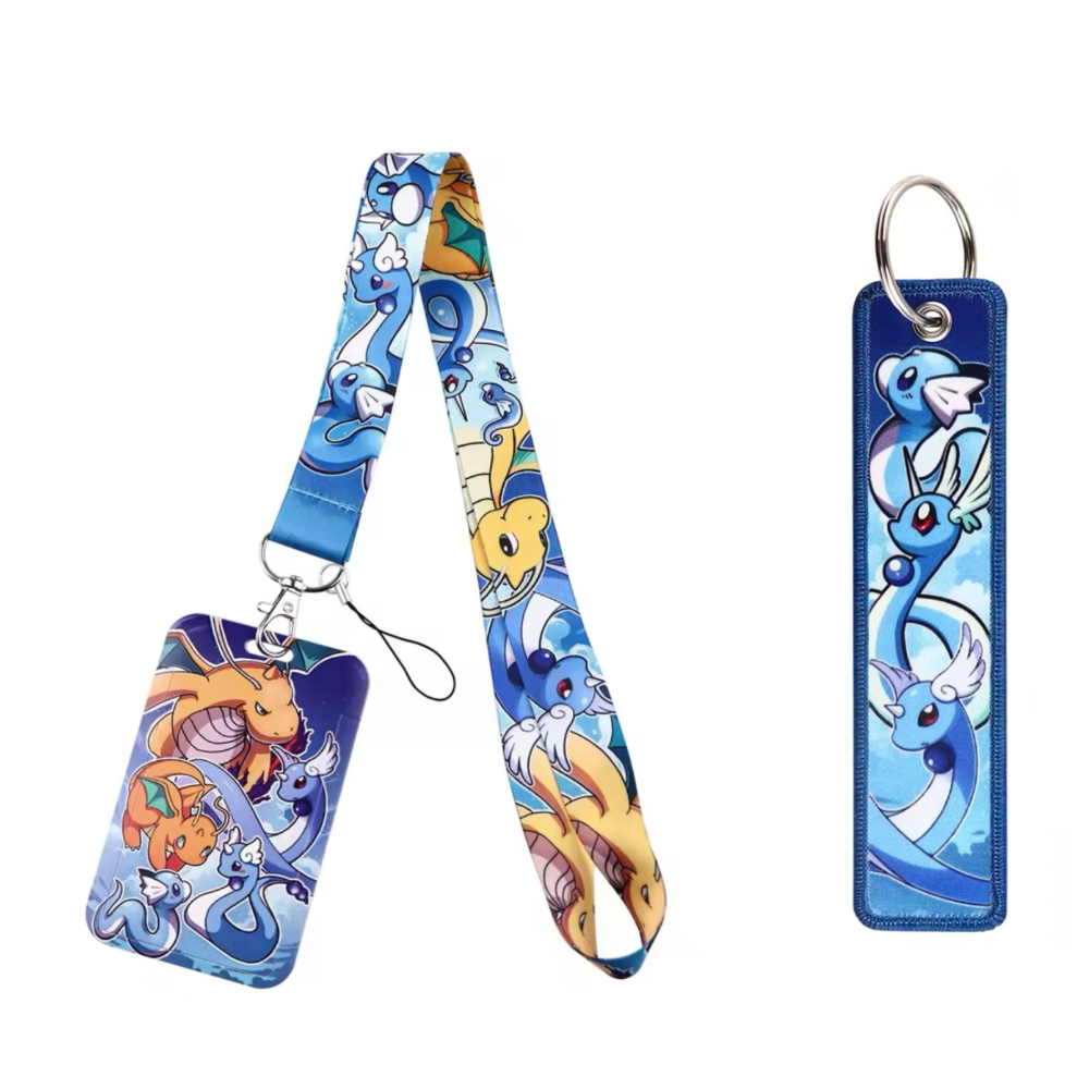 Pokémon ID Badge Lanyard & Keychain Set
