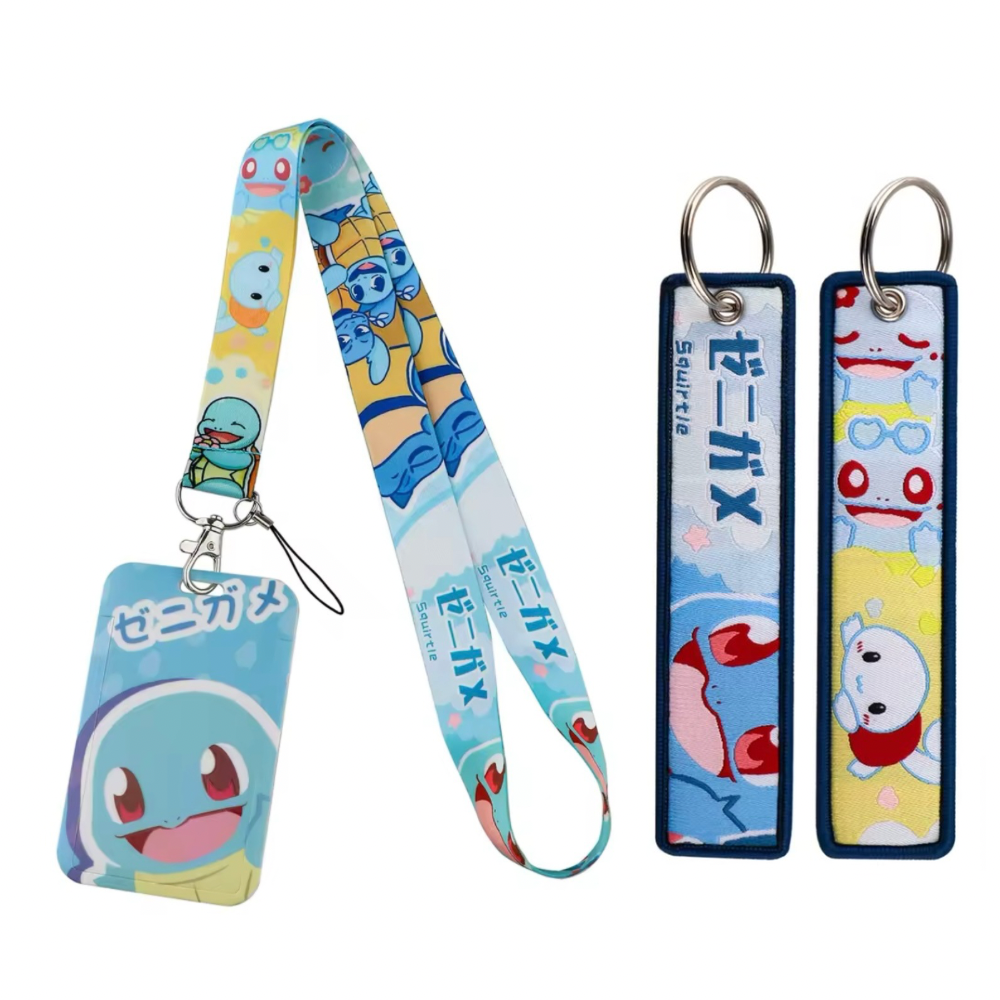 Pokémon ID Badge Lanyard & Keychain Set