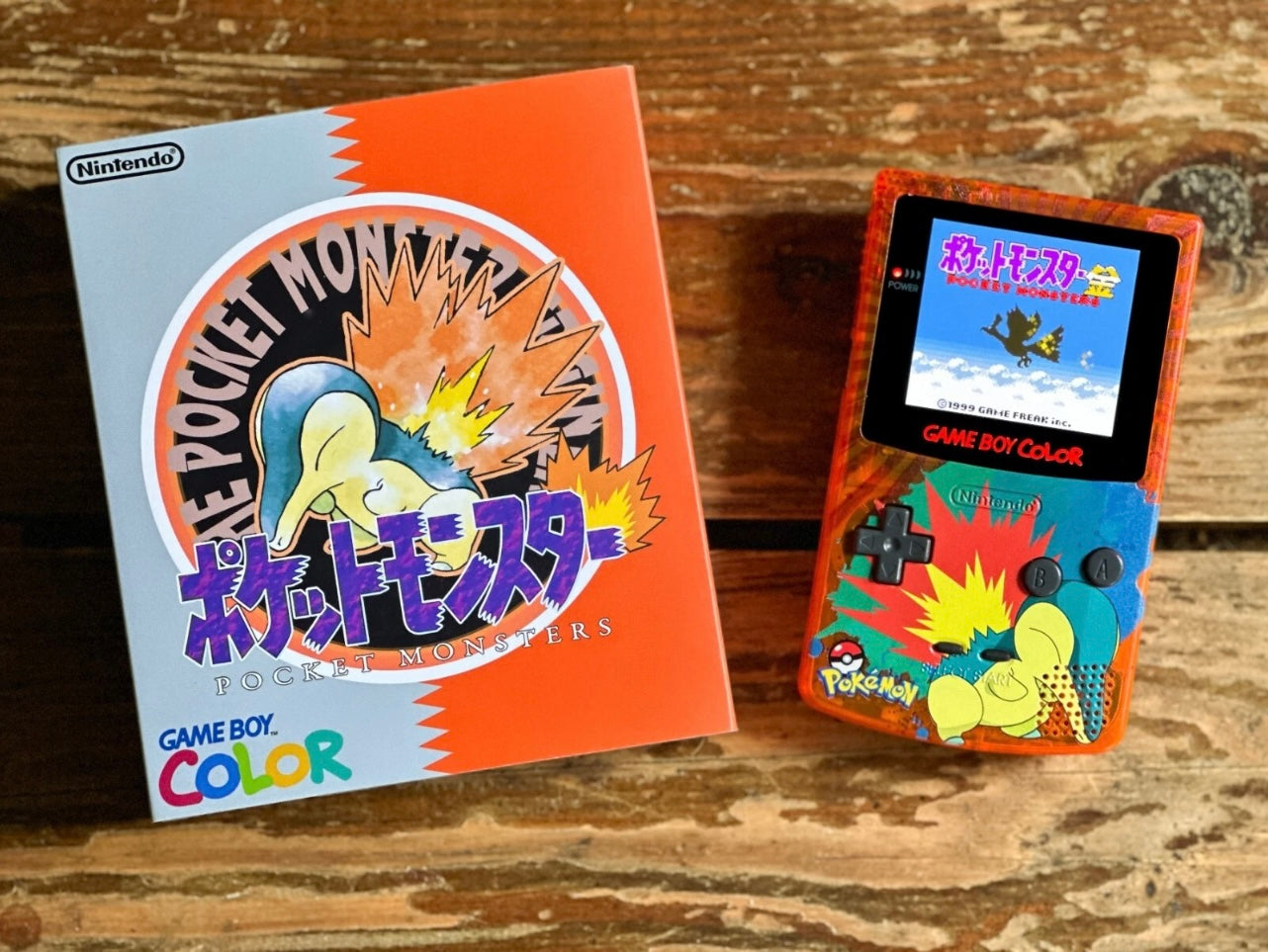 Custom Modded Ultimate Game Boy Color (Pokémon Characters)